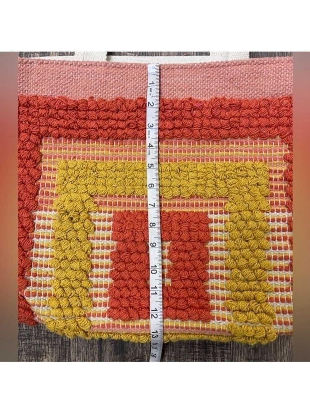 Crochet Tote Bag Colorful BIG! - Picture 11 of 12